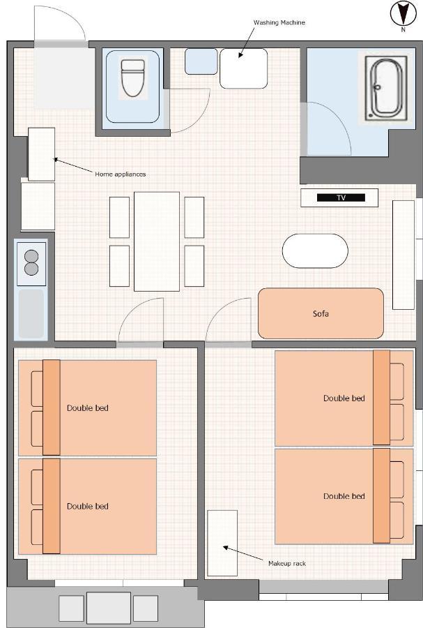 V.close To Shinjuku Kabukicho/korean Town/frwifi A Apartamento Tokio